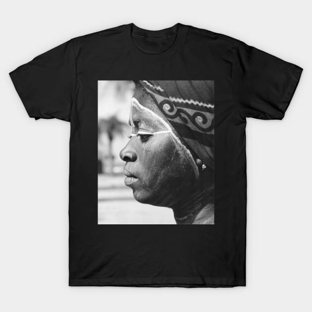 Vintage Profile of a Liberian Woman T-Shirt by In Memory of Jerry Frank